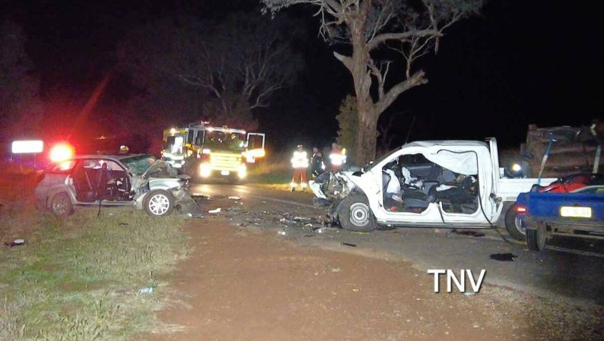 Pictures from fatal crash scene on Packham Drive in Manildra on May 12. Pictures by TNV/Troy Pearson.