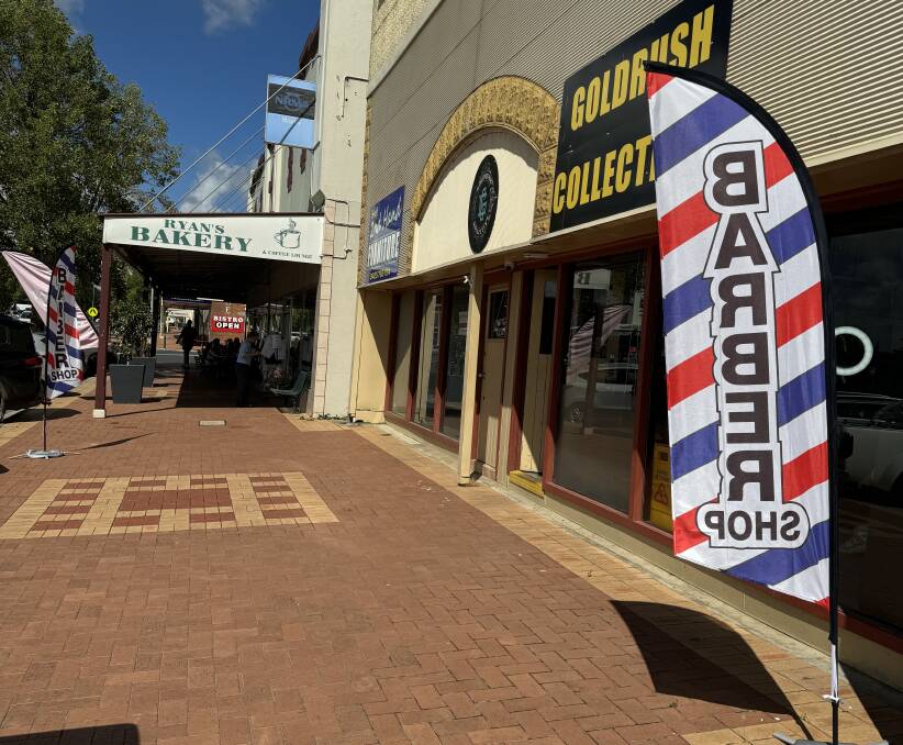 Gold Rush Barber on Adelaide Street in Blayney. Picture supplied. 