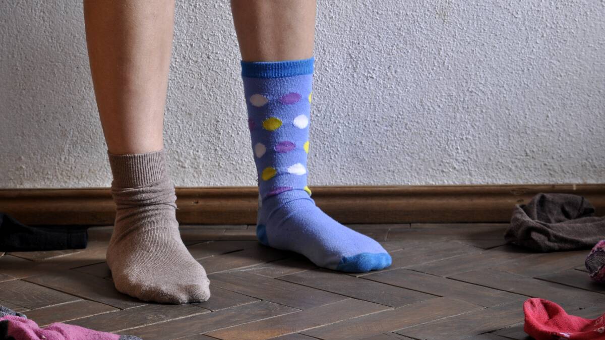 Be bold and wear odd socks to the current exhibition at The Odd Sock Gallery. Picture file