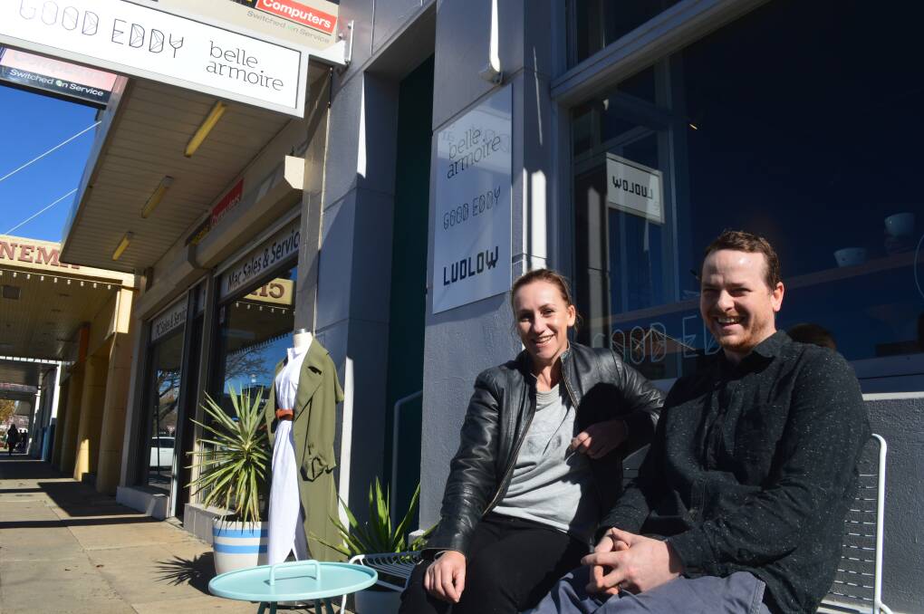 MOVING: Botanica Flora's Libby Reimers will become Toby Howell's neighbour when she moves to Good Eddy building. Photo: DECLAN RURENGA 0529drmove1